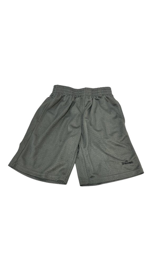 Basket Ball Shorts: Gray, Boy, Size: 10/12