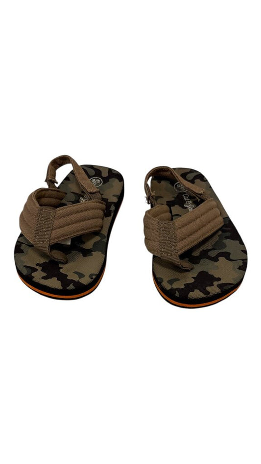 Sandals: Brwon Camo, Boy, Size: 5
