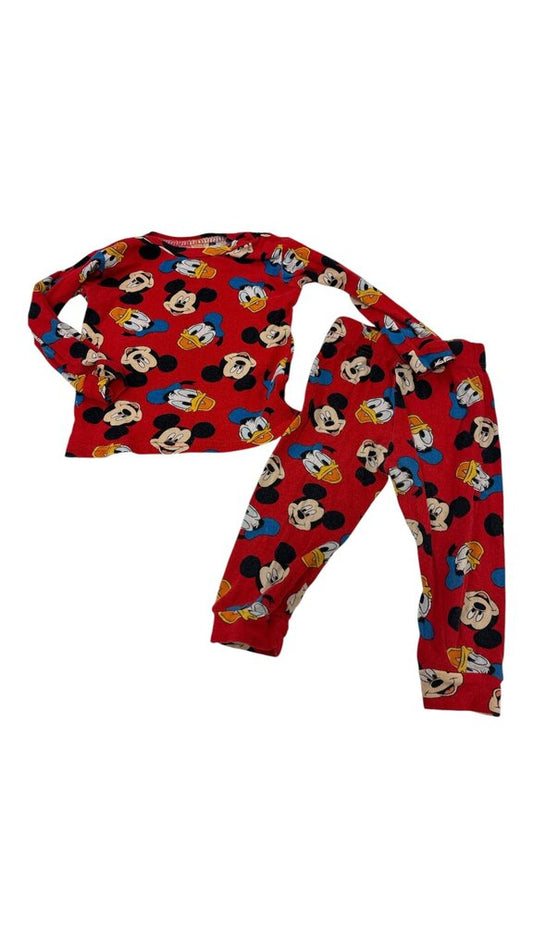 2pc Sleeper:Mickey/Red, Boy, Size: 2t