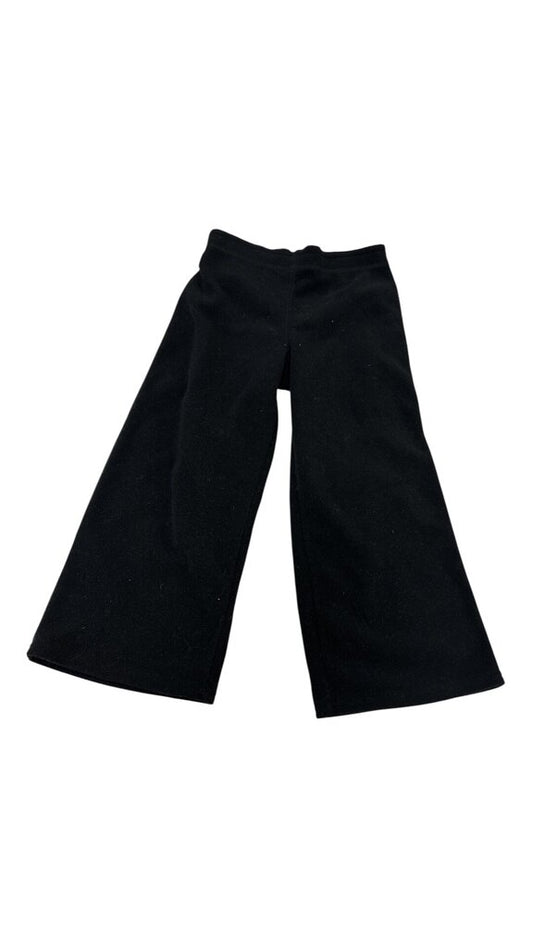 Pants: Fleece Black, Girl, Size: 2t