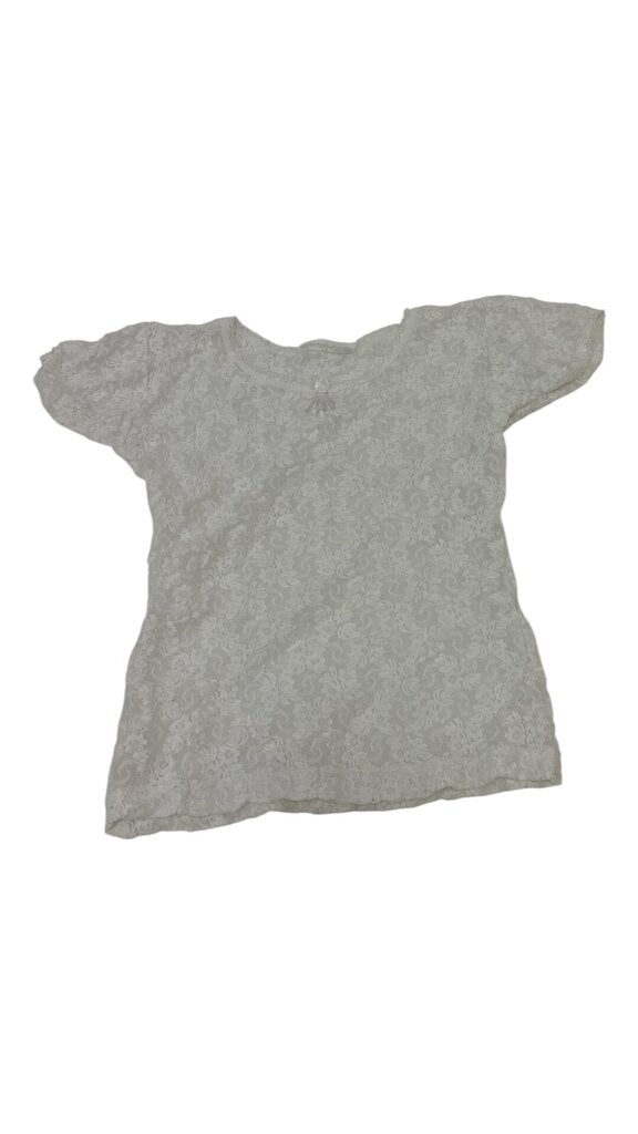Shirt: White/Lace, Gear, Size: 6/7