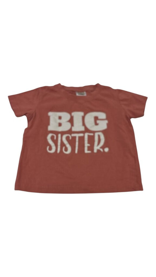 Shirt: Big Sister, Girl, Size: 3t