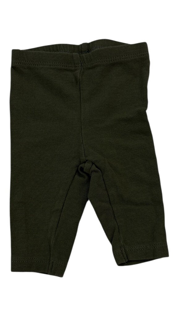 Pants: Dark Green, Girl, Size: B