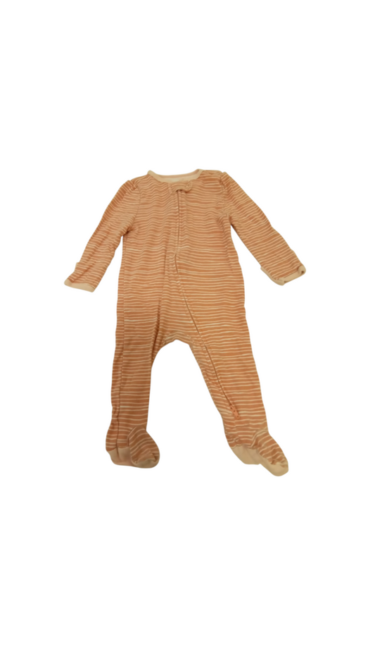 Sleeper: Pink Stripes, Girl, Size: 6/9M