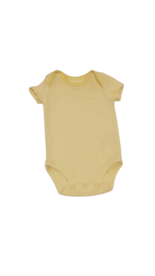 Onesie: Yellow/Wht Stipes, Boy, Size: 3m