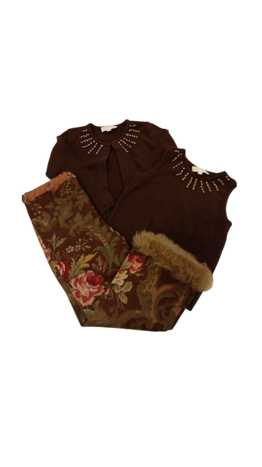 3pc Sweater W/tank & pants, Girls, Size: 6