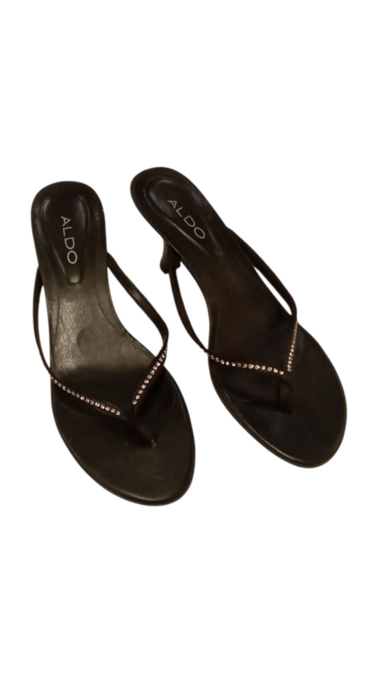 Black Heels, Womens, Size: 5