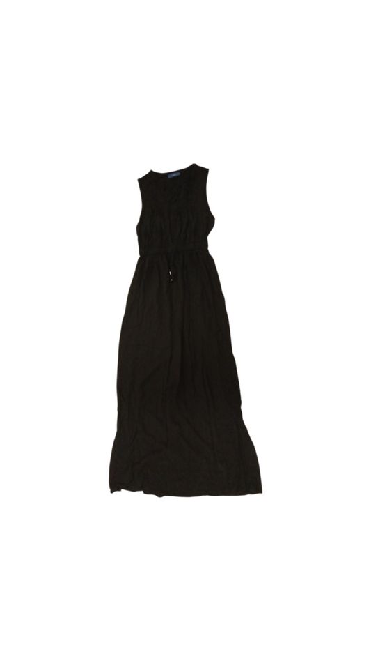 Dress: Long Black, Womens, Size: S