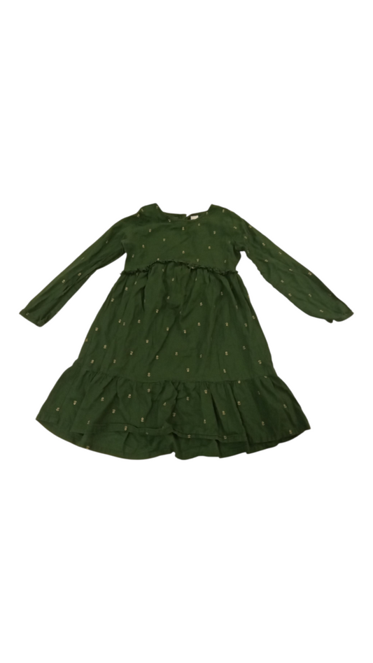 Ls Dress (green), Girls, Size: 10