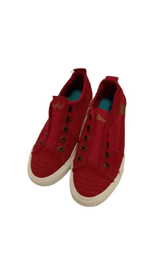 Red Sneakers, Womens, Size: 7