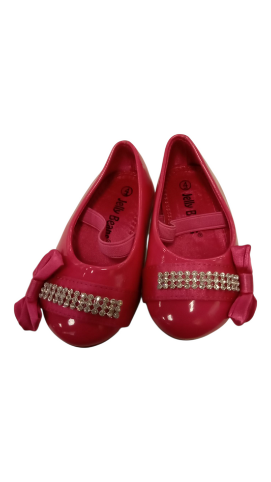 Hot Pink Dress Shoes, Girl, Size: 4