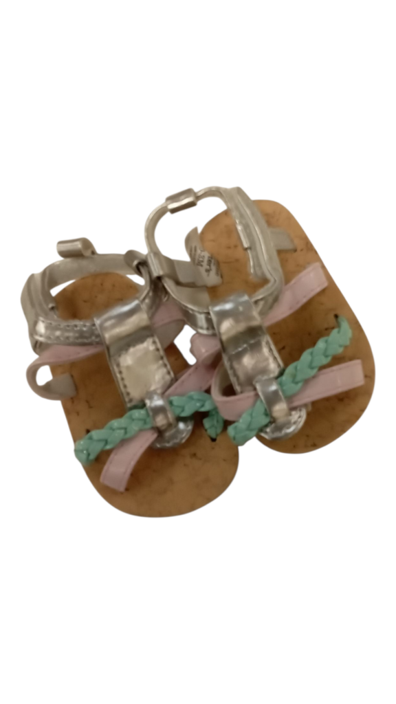 Teal/Pink Sandles, Girl, Size: 1