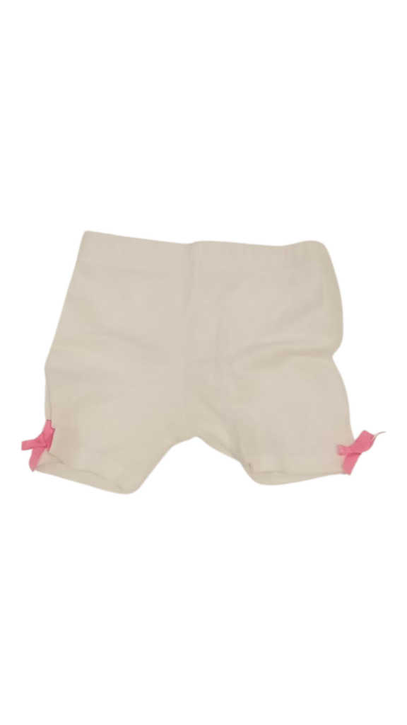 Shorts: White/pink Bows, Girl, Size: 12m