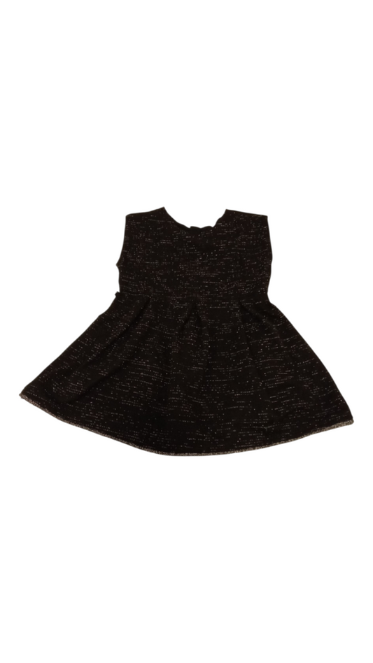 Dress: Black/sliver, Girl, Size: 2t