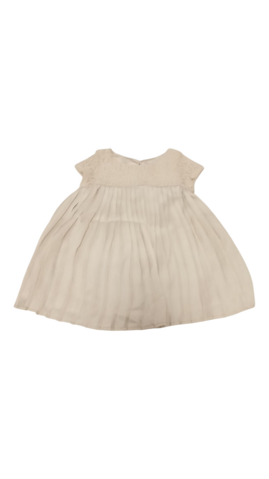 Dress: White, Girl, Size: 12m