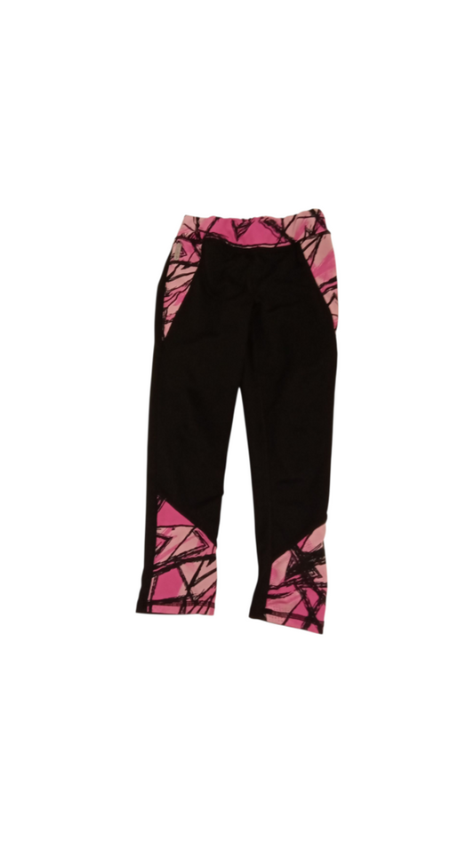 Pants: Black/Pink, Girl, Size: 4t