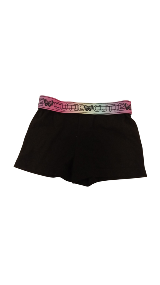Shirts: Cutie/Black, Girl, Size: 4t