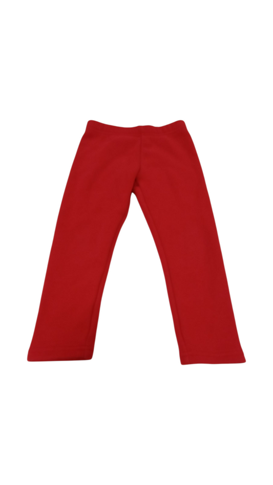 Pants: Red, Girl, Size: 5t