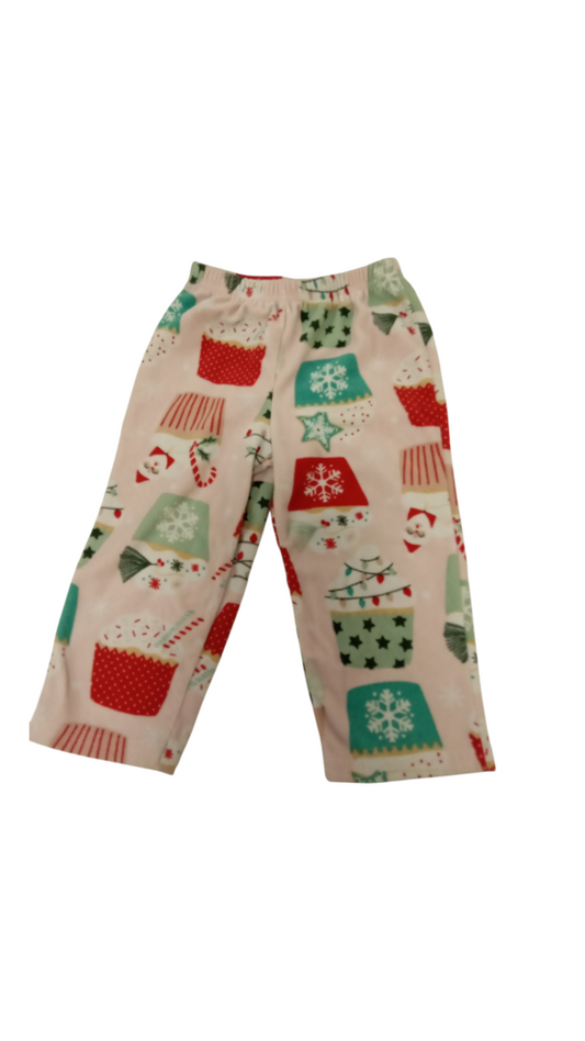 Pants: X-Mas Cupcakes, Girl, Size: 2t