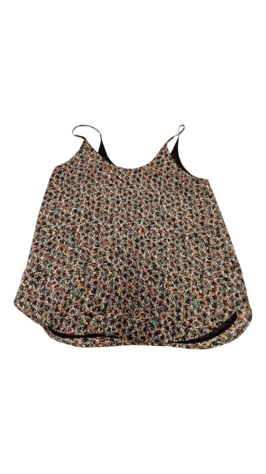 Tank:Orange/Teal/cream, Womens, Size: XS