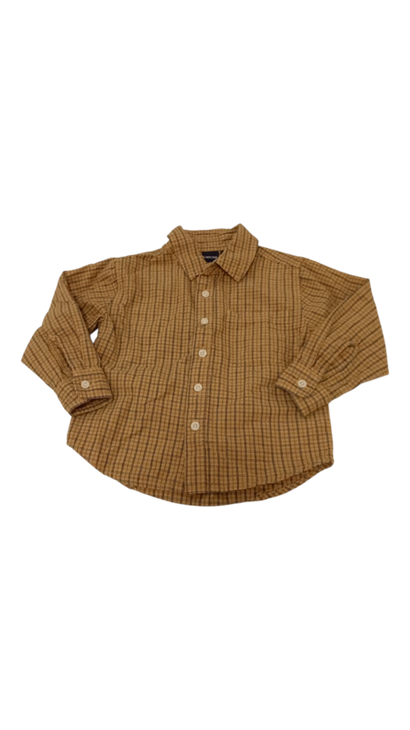 Long Sleeve Shirt:Yellow, Boy, Size: 4t