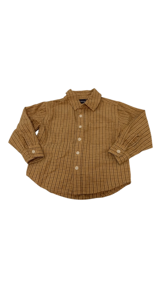 Long Sleeve Shirt:Yellow, Boy, Size: 4t