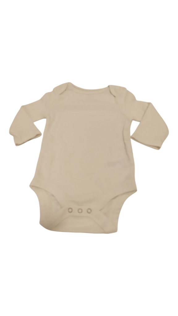Ls Onesie (white), Boys, Size: 3/6m