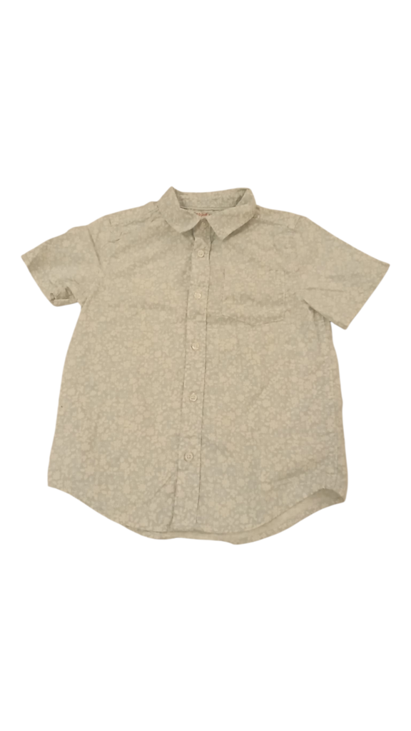 Shirt: Blue/White Collar, Boy, Size: 8