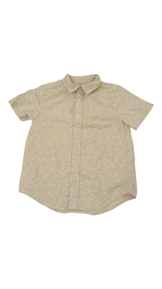 Shirt: Blue/White Collar, Boy, Size: 8