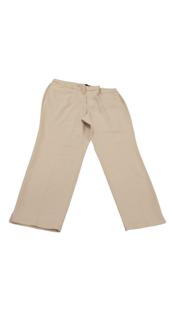 Pants: Cream Slacks, Womens, Size: XL