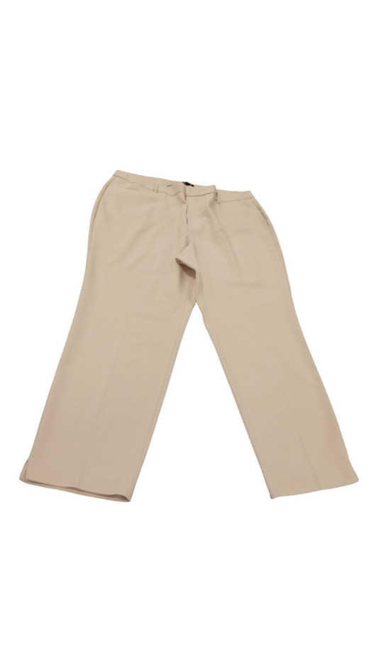 Pants: Cream Slacks, Womens, Size: XL
