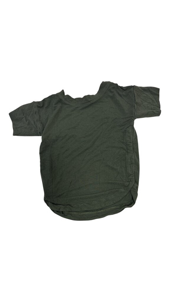 Shirt: Military Green, Girl, Size: 2t