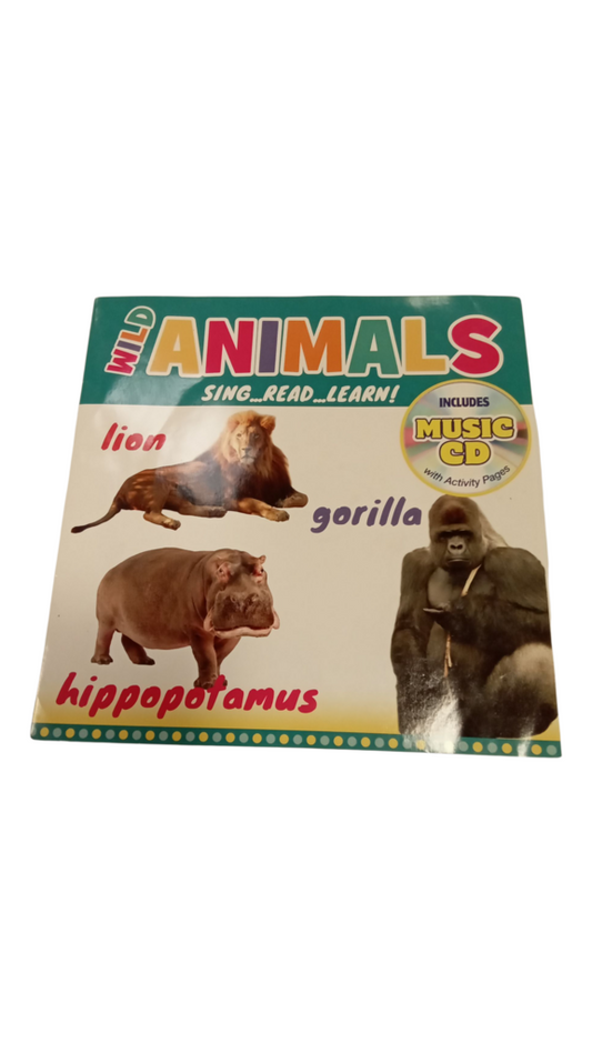 Wild Animals W/CD, Book, Size: -