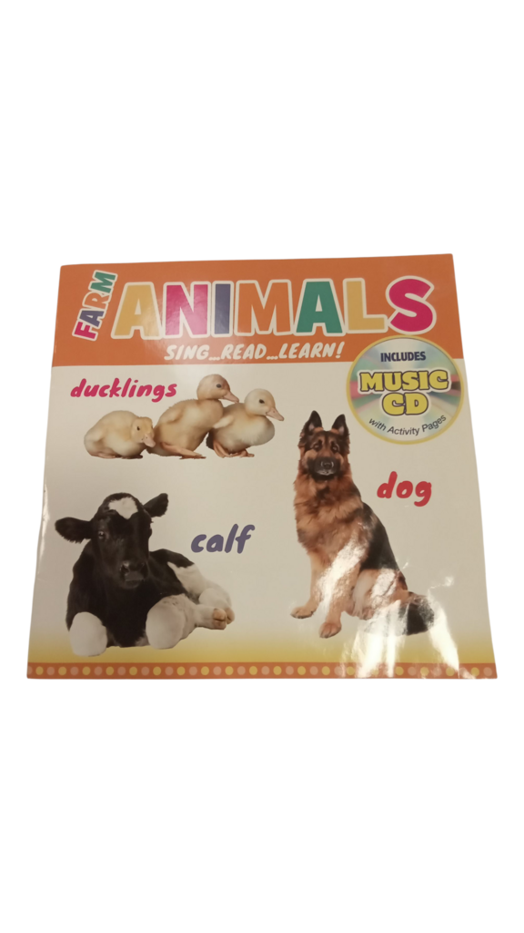 Farm Animals w/CD, Book, Size: -