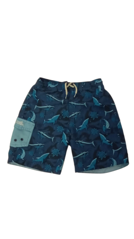 Swim Shorts: Sharks, Boy, Size: 6