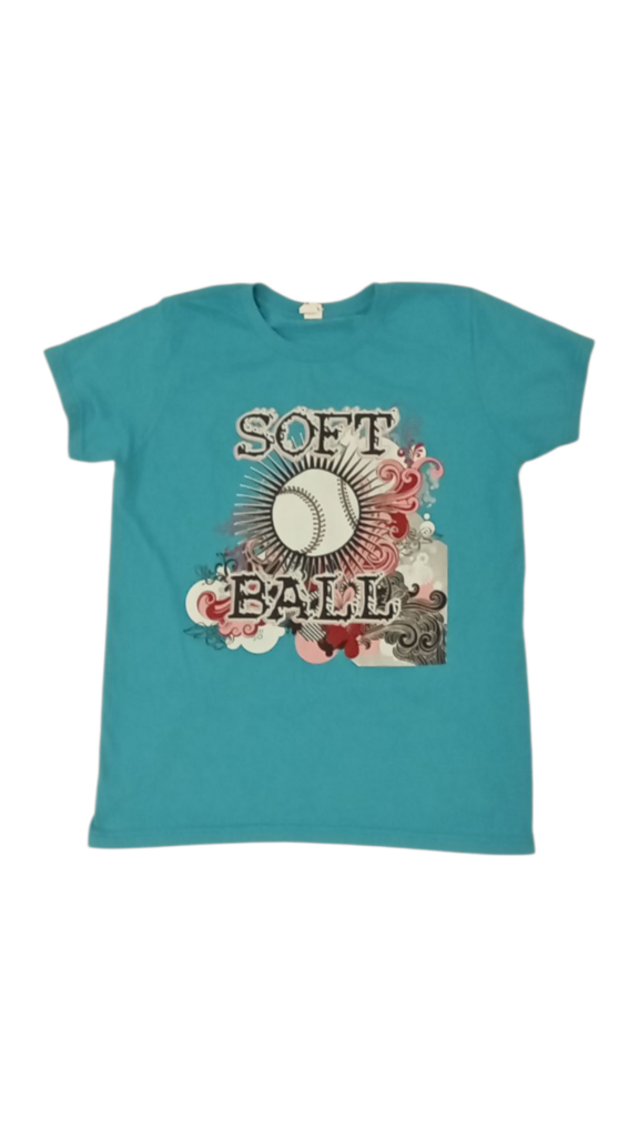 Shirt: Baseball, Womens, Size: L