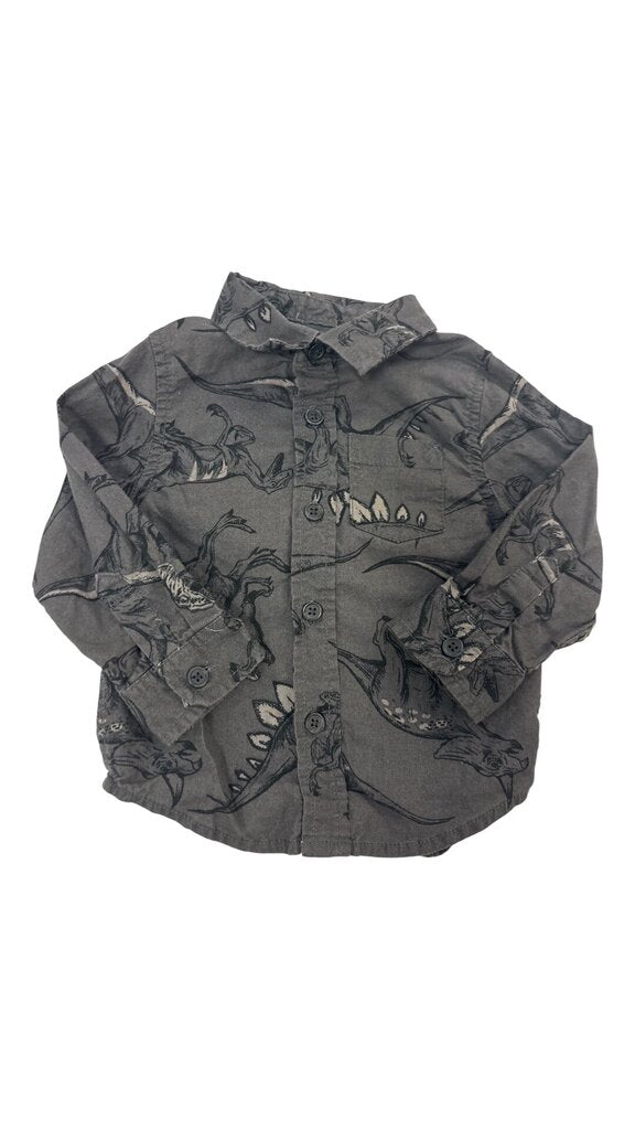 Long Sleeve Shirt: Dinosa, Boy, Size: 12m