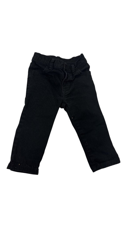 Pants: Black, Girl, Size: 12/18m