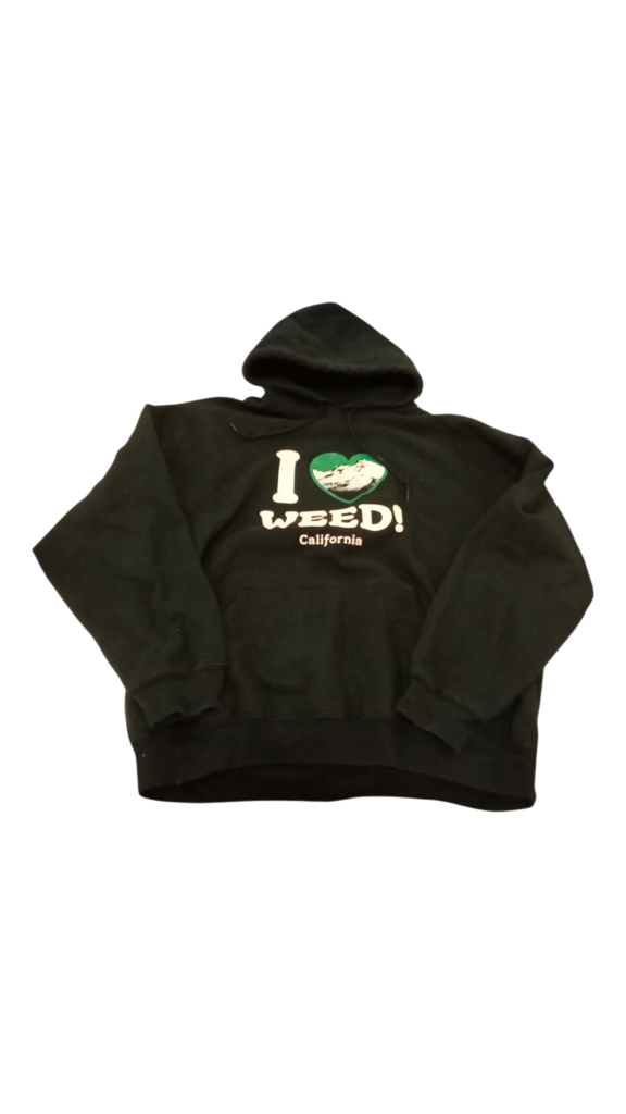Sweater: I Love Weed Cali, Womens, Size: XL