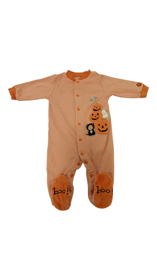 Sleeper: Orange Stripes, Kids, Size: 6m