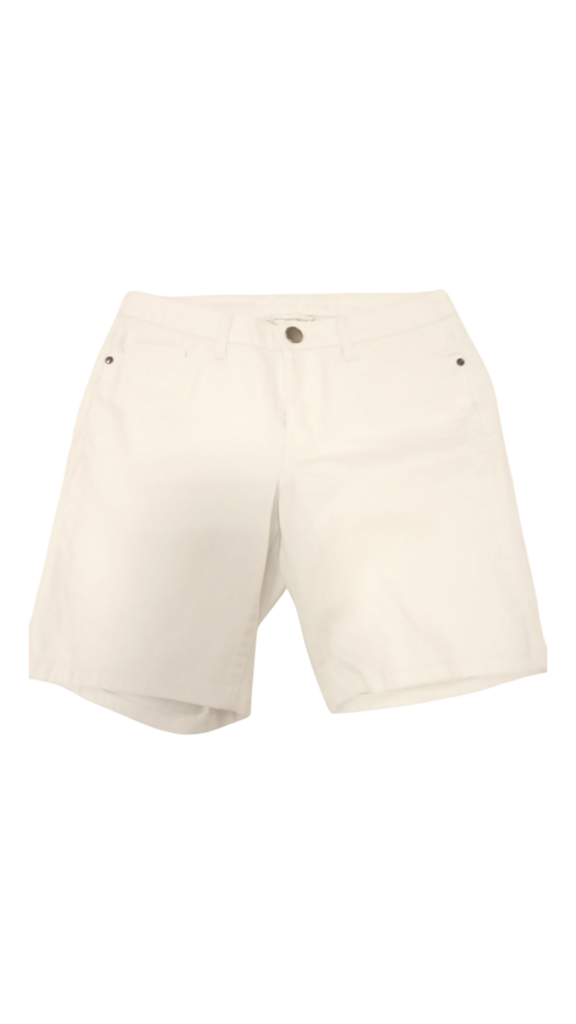 Shorts: White Denim, Womens, Size: S