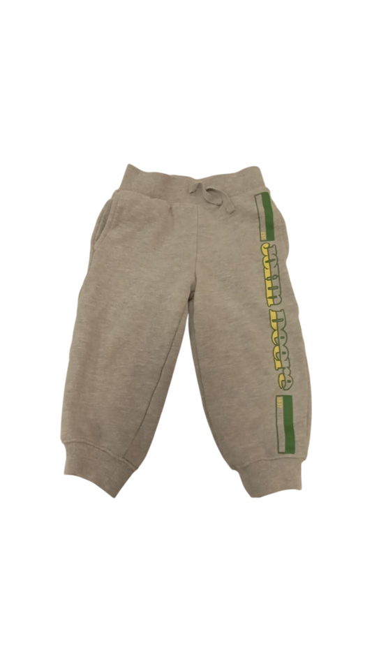Pants: Grey Sweats, Boy, Size: 2t