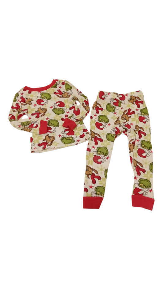 2pc Sleeper: The Grinch, Kids, Size: 3t