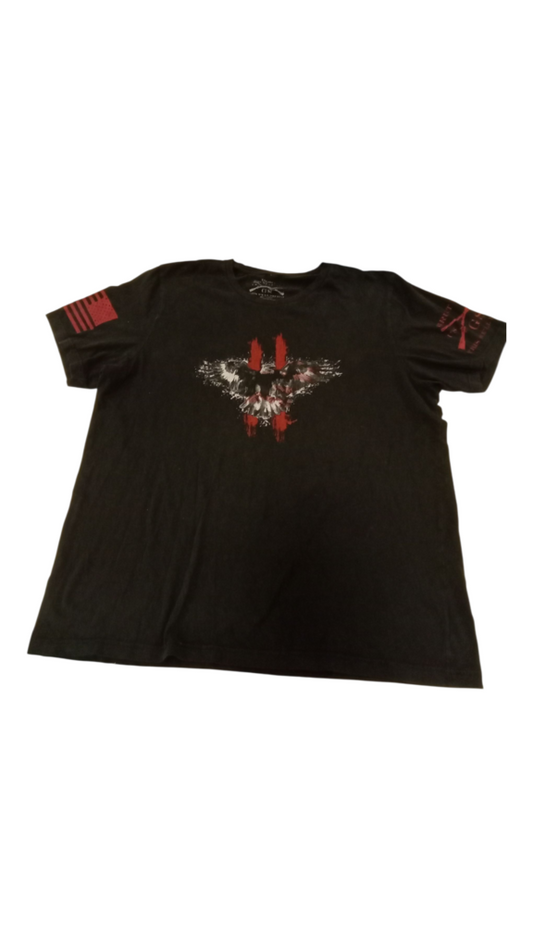 Shirt: Maroon/Black, Mens, Size: XXL