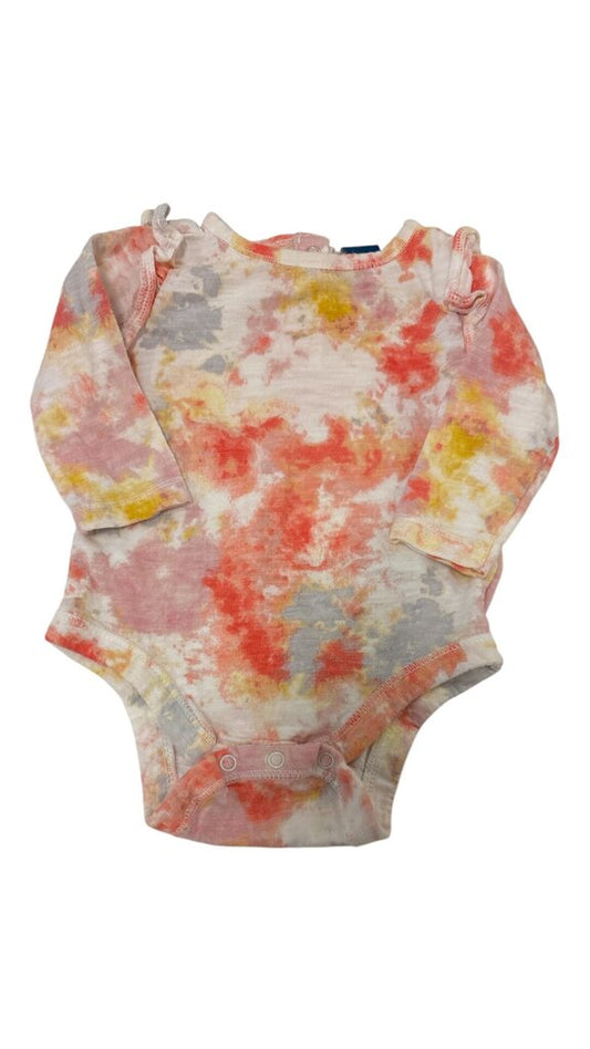 Long Sleeve Onesie:TieDye, Girl, Size: 3/6m
