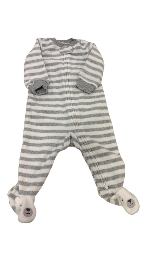 Sleeper: Polar Bear Feet, Boy, Size: 3/6m