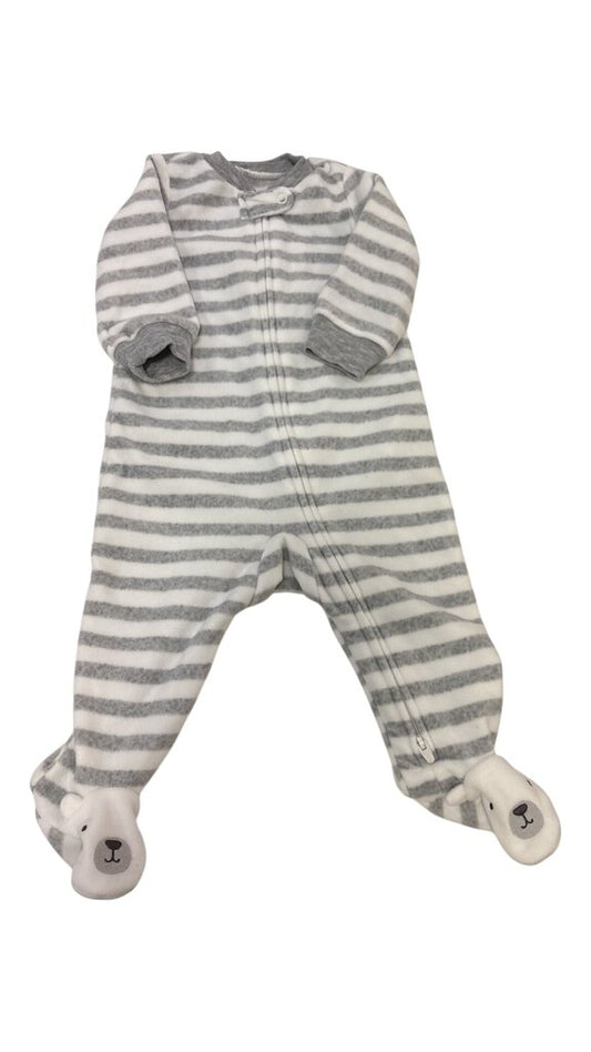 Sleeper: Polar Bear Feet, Boy, Size: 3/6m