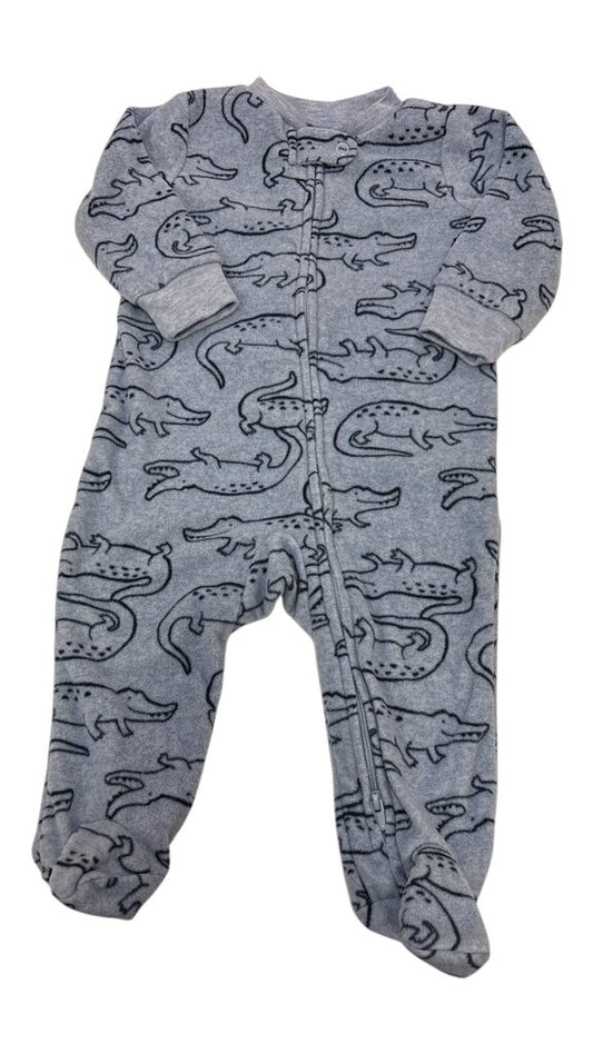 Sleeper: Blue/Alligator, Boy, Size: 3/6m