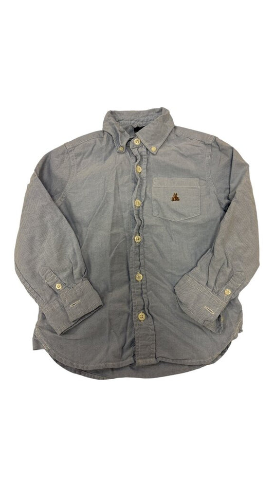 Long Sleeve Shirt: Denim, Boy, Size: 5t