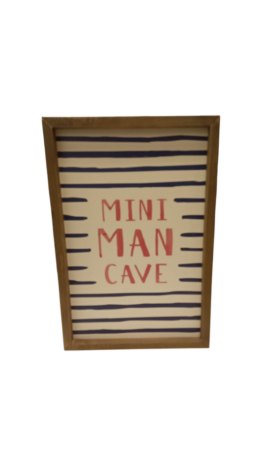 mini man cave sign